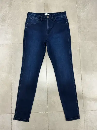 Jeans Wrangler Skinny Azul Oscuro Mujer - miniatura 2
