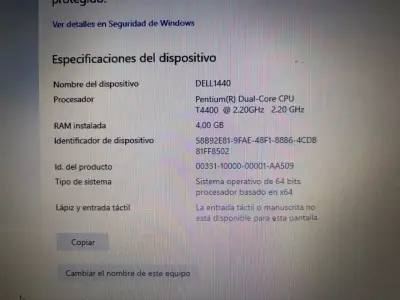 Laptop Dell Inspiron 1440 usada - miniatura 4