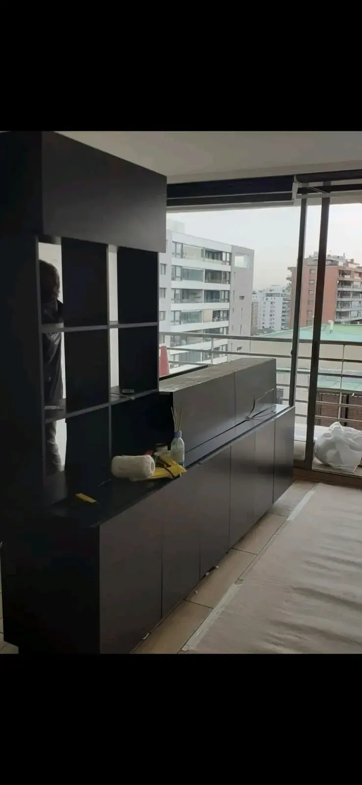 Mueble de Entretenimiento Modular Negro - 2