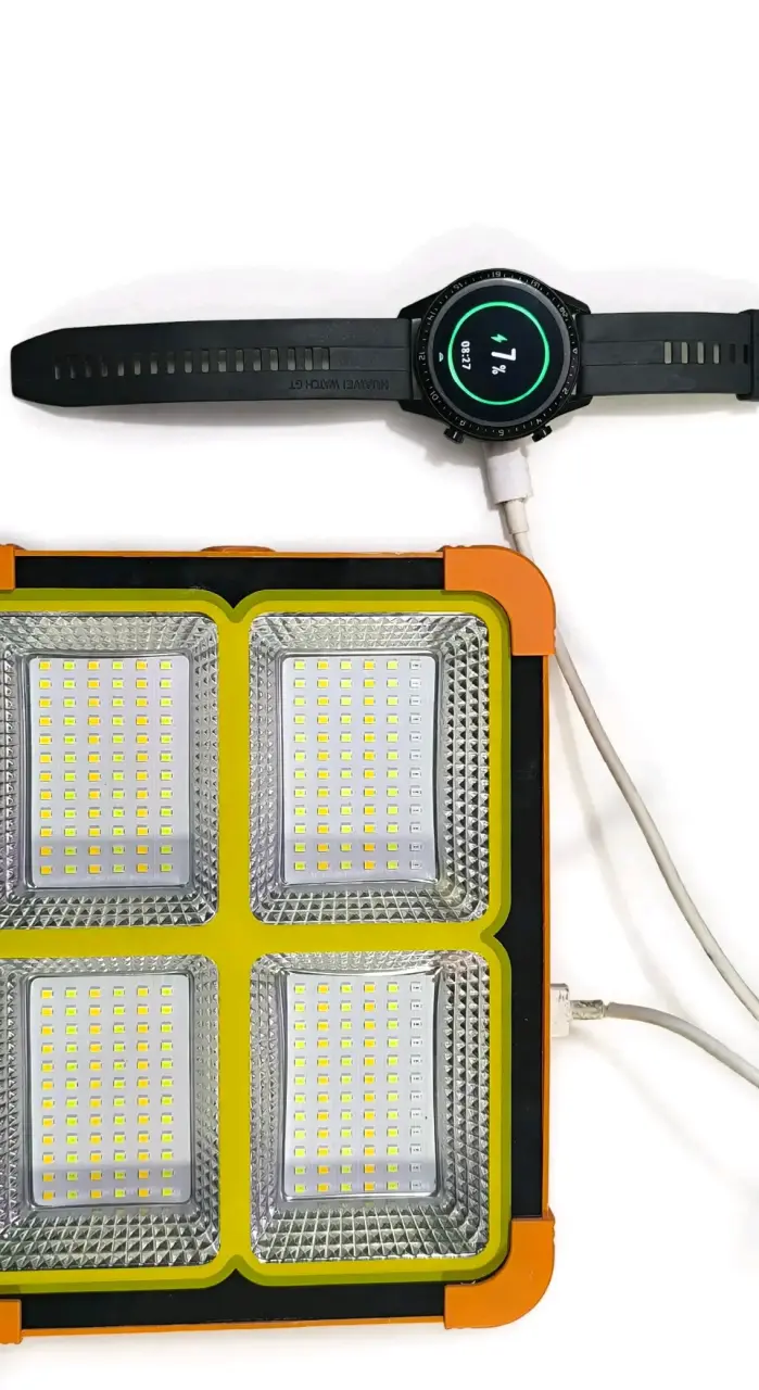 Luz de emergencia, carga solar, batería de emergen - 4