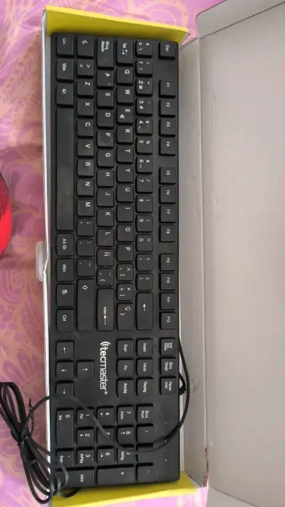 Teclado Básico Tecmaster USB 2.0 Negro - miniatura 2