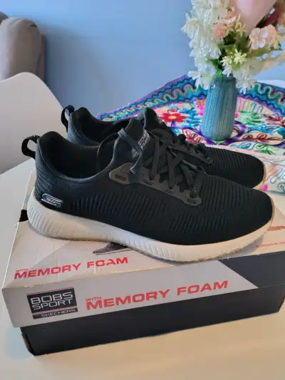 Zapatillas deportivas negras Skechers Bobs Sport - miniatura 1