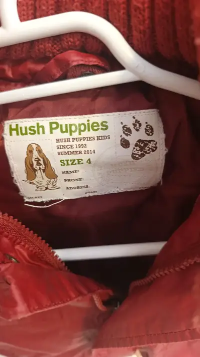Chaqueta roja para niños Hush Puppies - miniatura 2