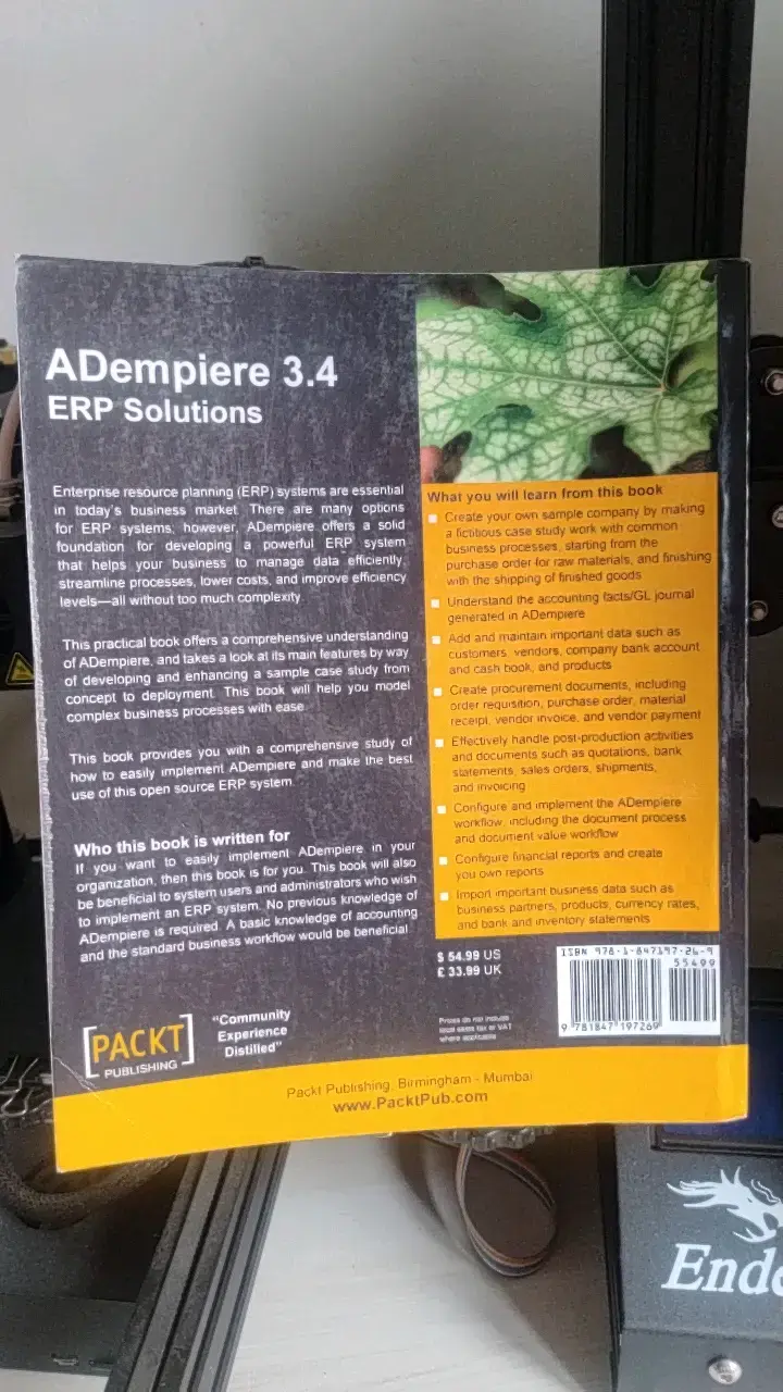Libro ADempiere 3.4 ERP Solutions - 3