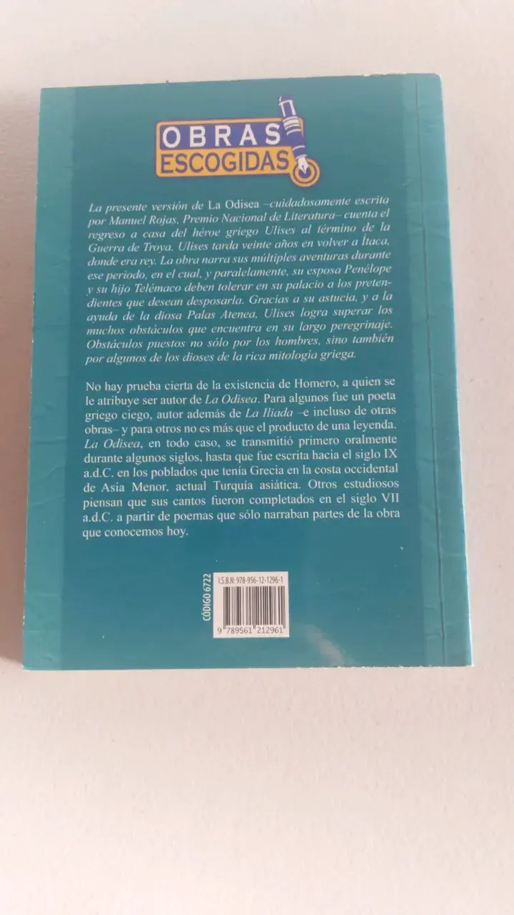 Libro La Odisea de Homero Editorial Zig-Zag - 2