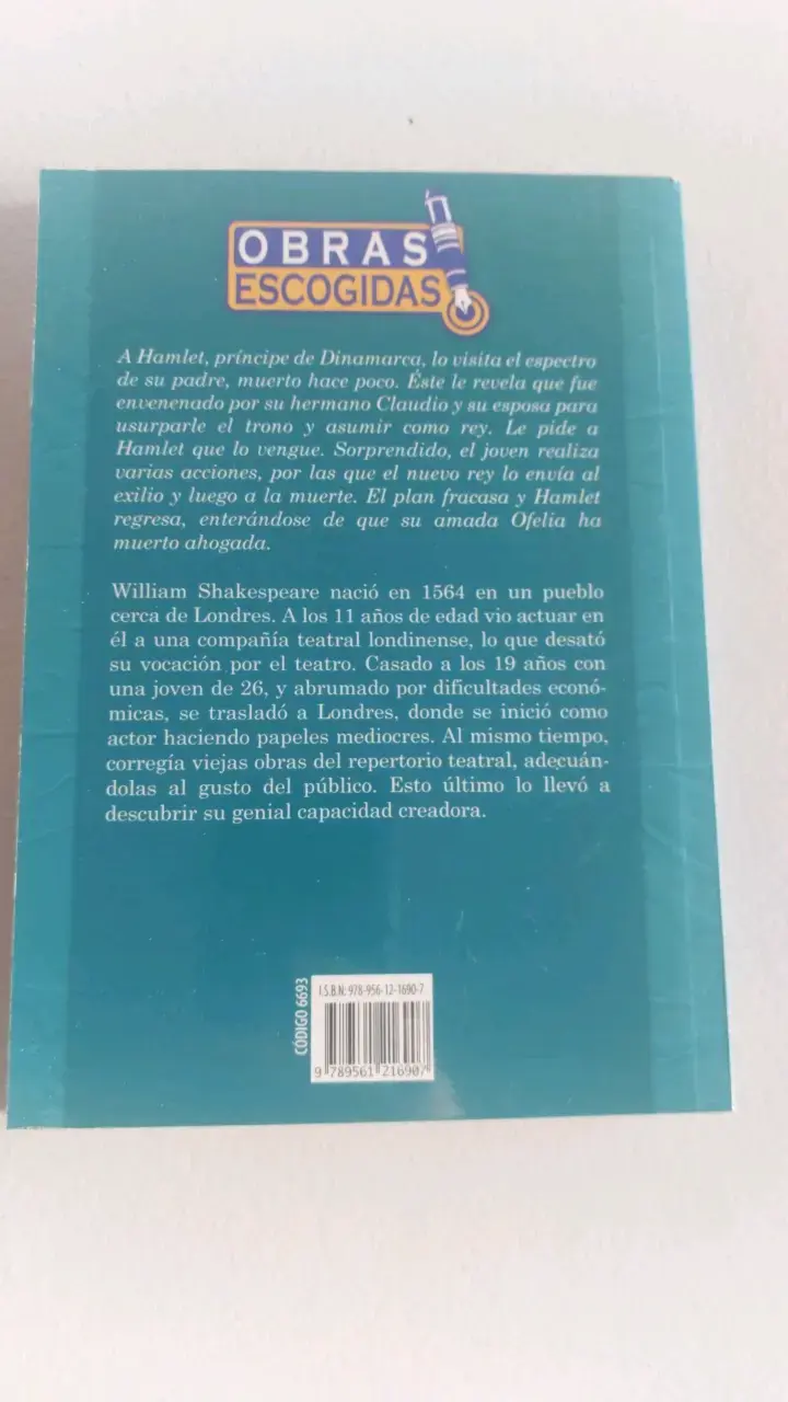 Libro Hamlet de William Shakespeare - 2