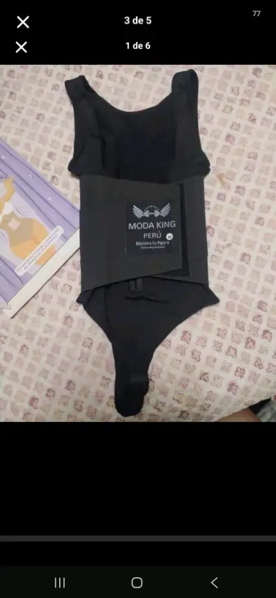 Faja moldeadora negra Moda King Perú - miniatura 1
