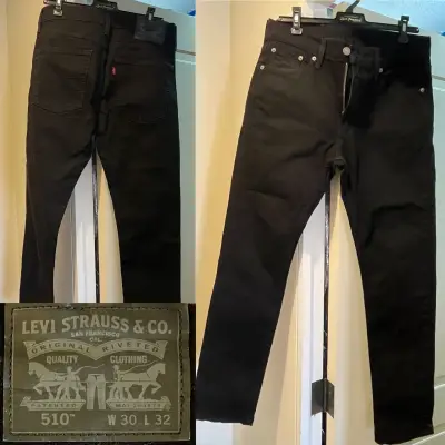 Jeans Levi's 510 Hombre Negro Talla 30 - miniatura 5