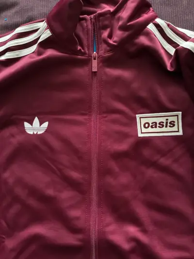 Chaqueta deportiva Adidas Oasis burdeos - miniatura 1