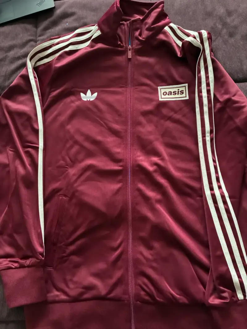 Chaqueta deportiva Adidas Oasis burdeos - 2