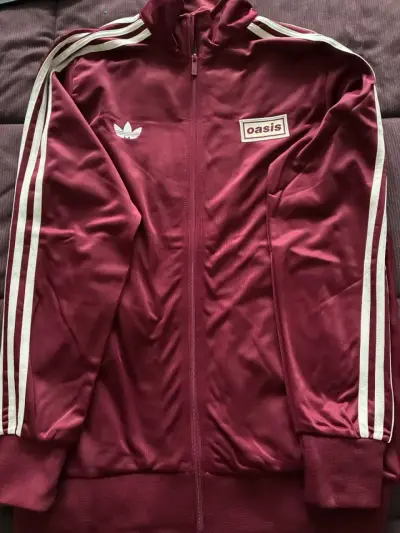Chaqueta deportiva Adidas Oasis burdeos - miniatura 3