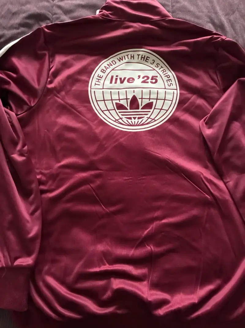 Chaqueta deportiva Adidas Oasis burdeos - 4