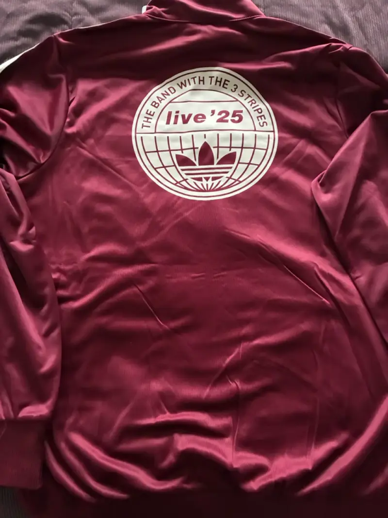 Chaqueta deportiva Adidas Oasis burdeos - 5
