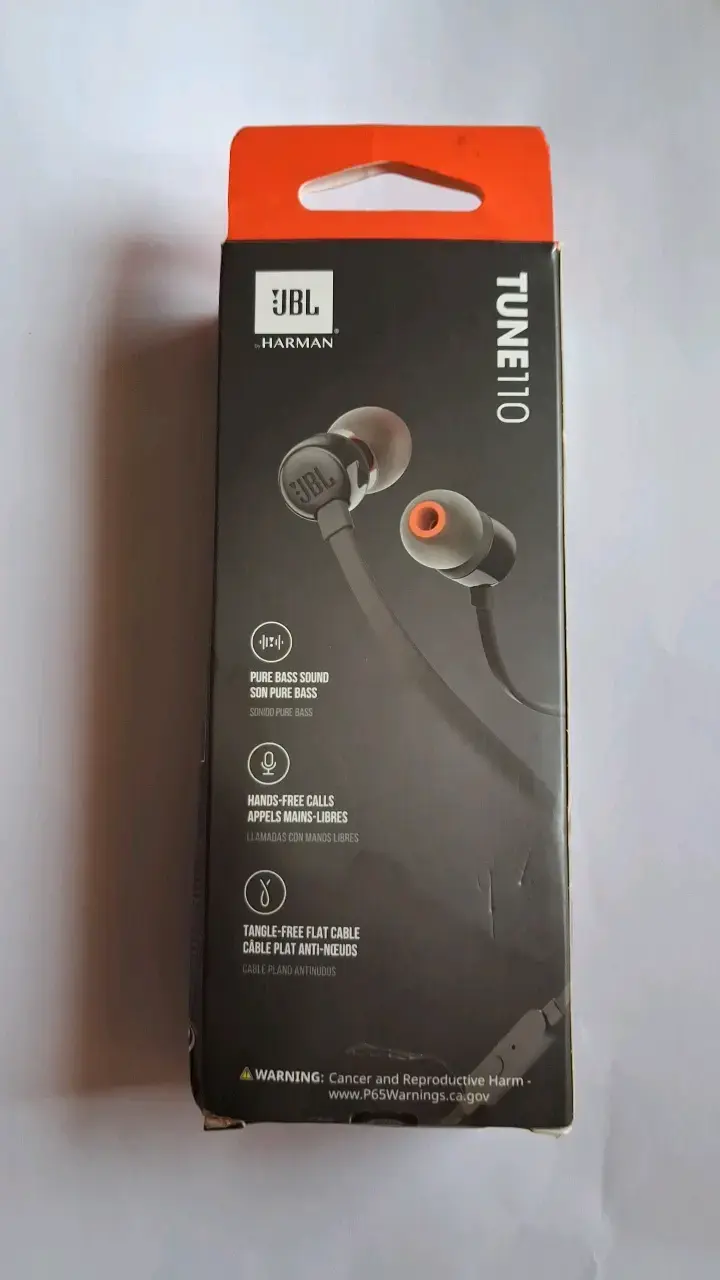 Audífonos In-Ear JBL Tune 110 con Sonido Pure Bass - 2