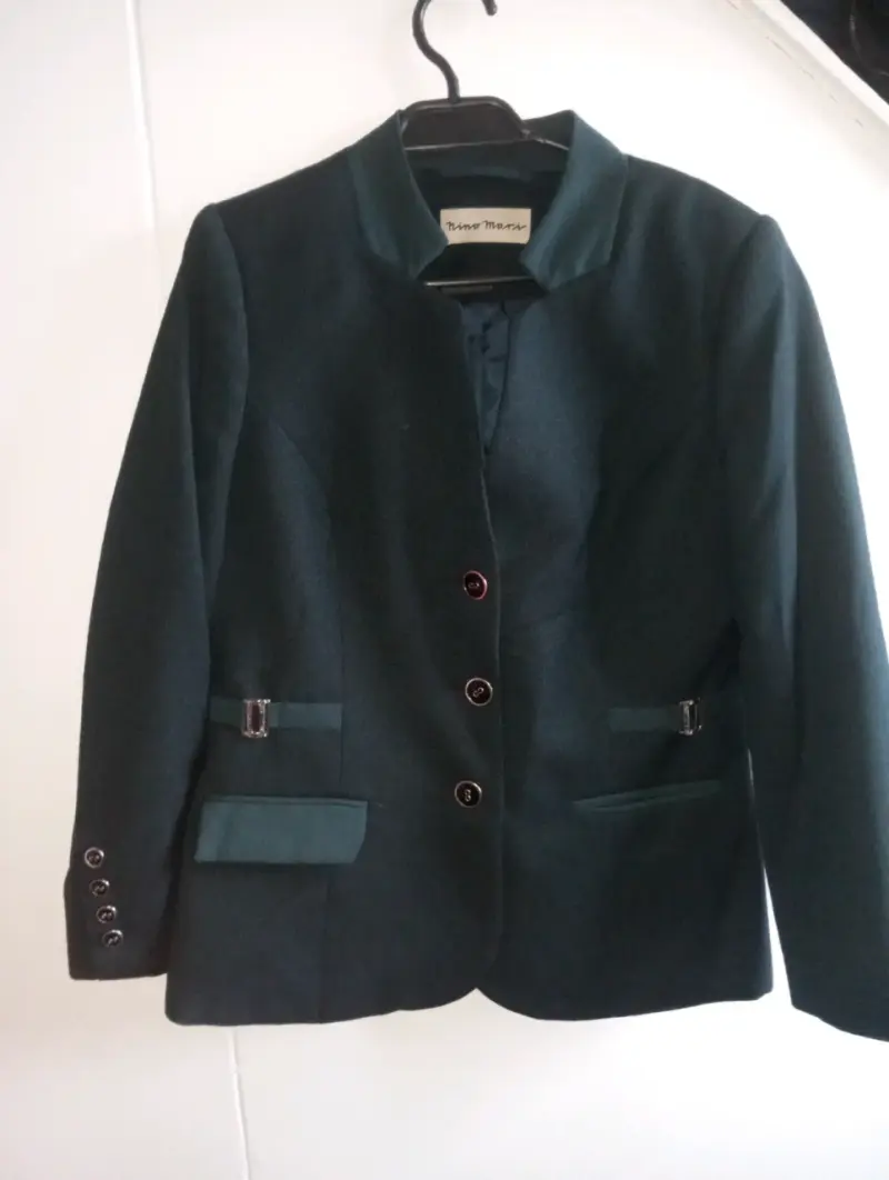 Blazer verde oscuro para mujer Nino Mori - 1