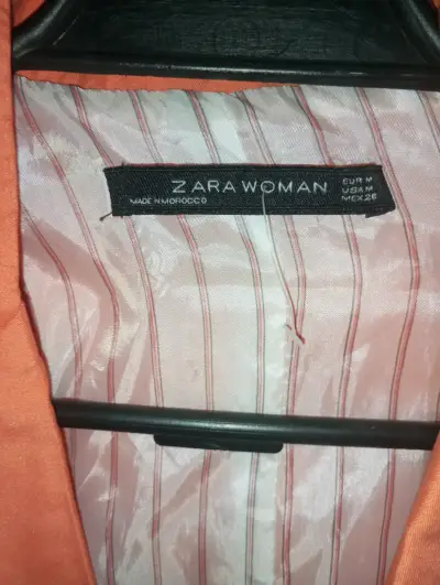 Blazer coral para mujer Zara Woman - miniatura 2