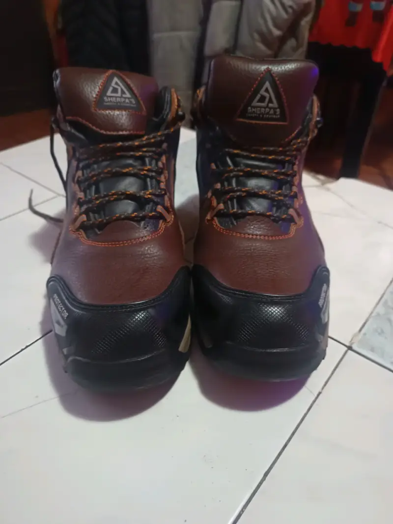 Botas de Trabajo Sherpa Marrón con Protección - 3