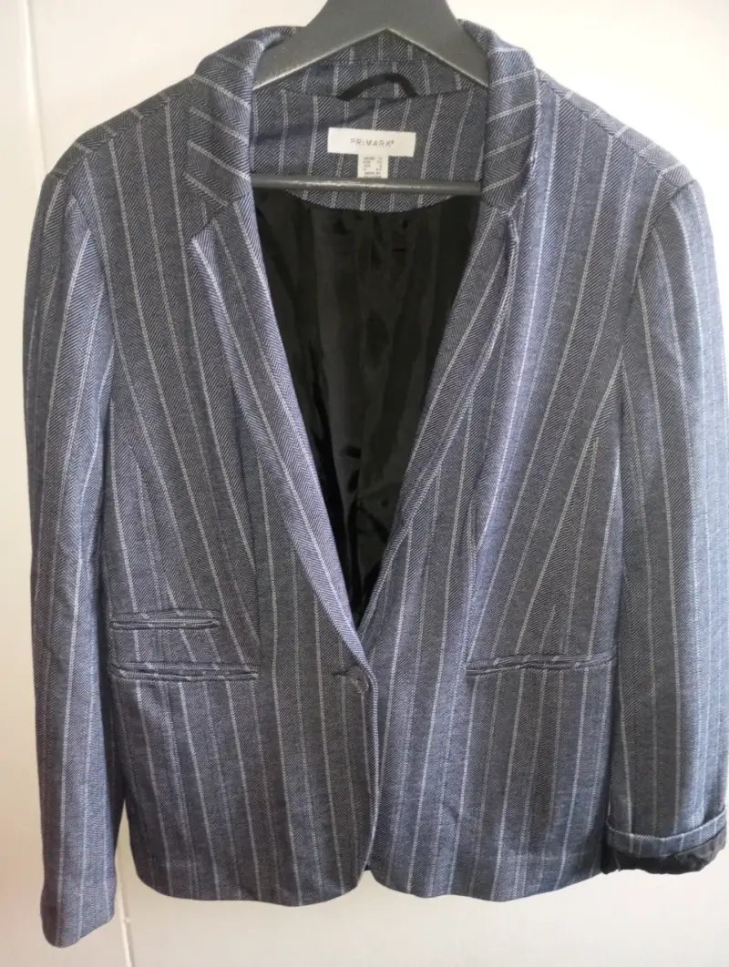 Blazer de rayas para mujer Primark talla L - 2