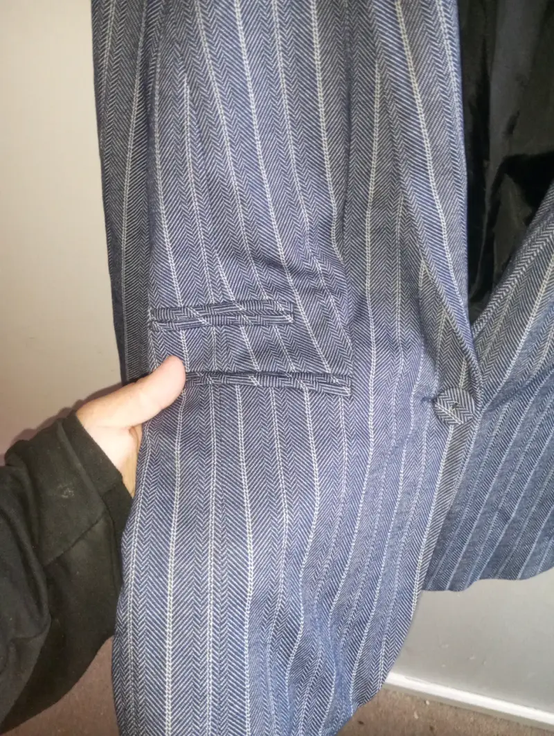 Blazer de rayas para mujer Primark talla L - 4