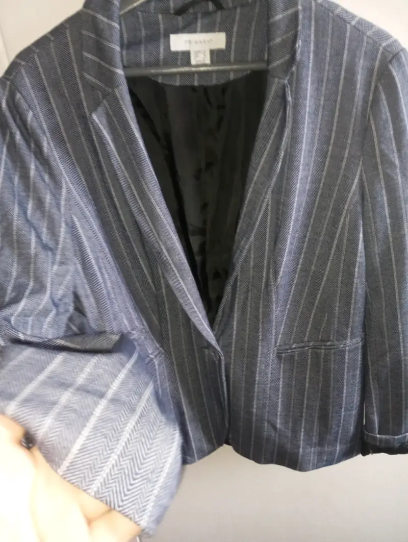 Blazer de rayas para mujer Primark talla L - 5