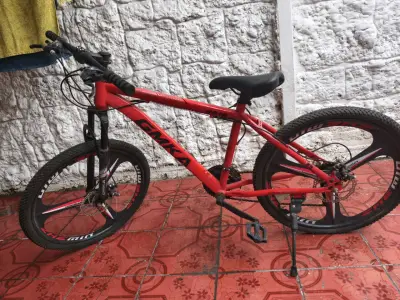 Bicicleta roja aro 20 - miniatura 1