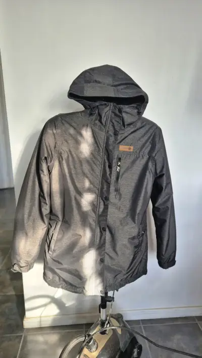 Chaqueta de invierno gris con capucha Buffalo - miniatura 4