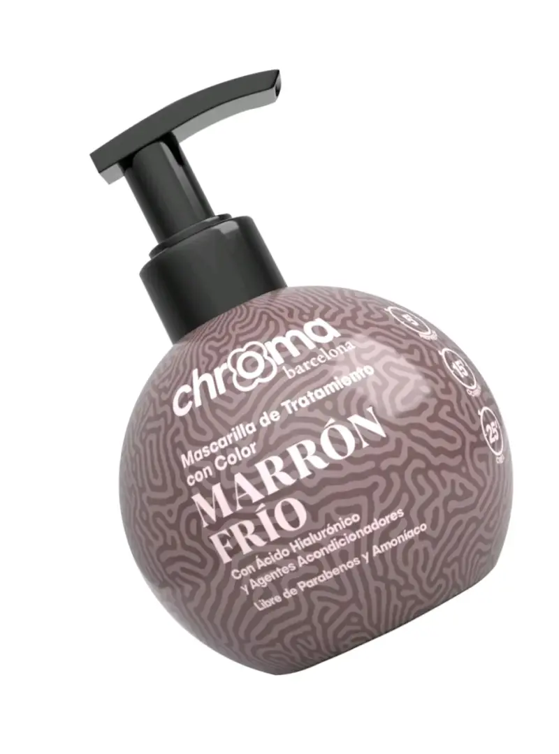Mascarilla de tratamiento chroma marrón frío