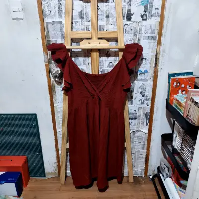 Vestido rojo talla 3XL Shein - miniatura 1