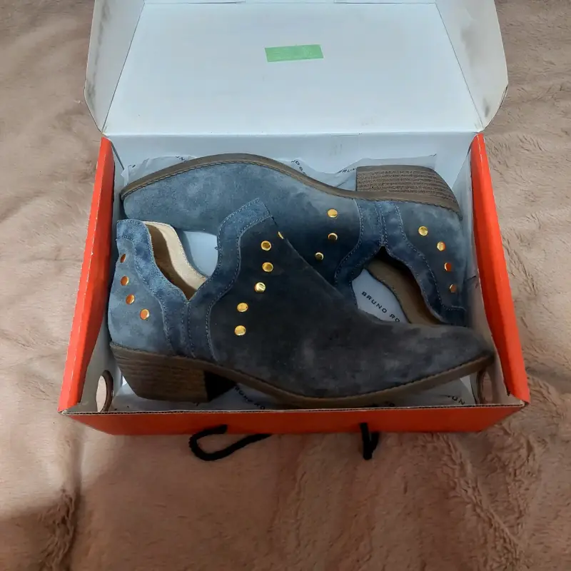 Botines de Mujer Azul Bruno Rossi Talla 40 - 2