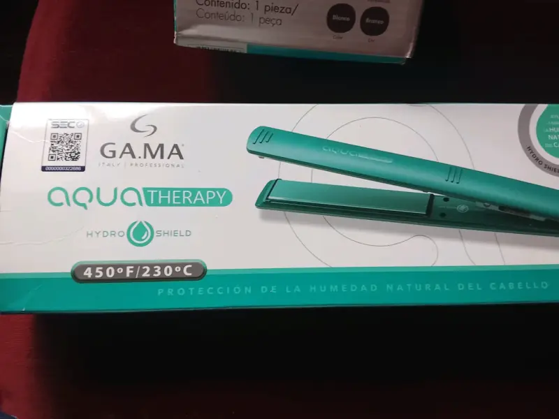 Plancha de Pelo GA.MA Aqua Therapy Verde - 1