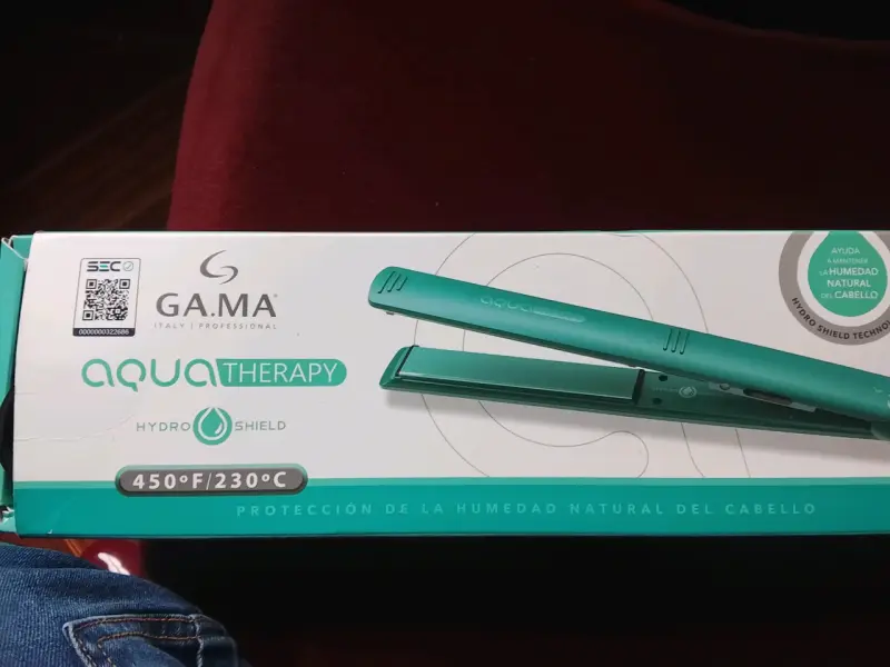 Plancha de Pelo GA.MA Aqua Therapy Verde - 3