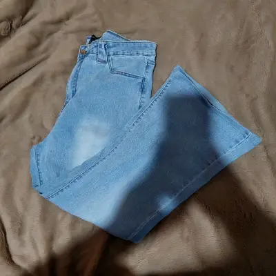 Jeans talla 50 azul claro para mujer - miniatura 1