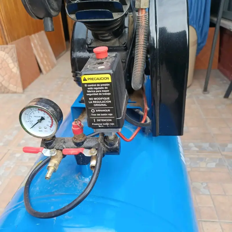 Compresor de Aire Industrial Vaweh Azul - 3