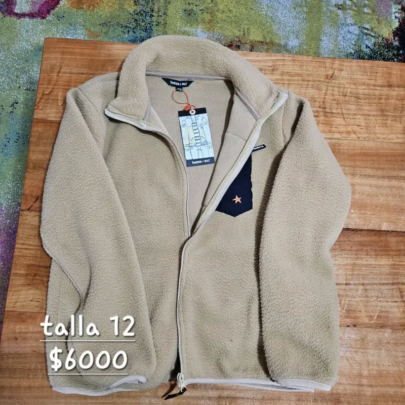 Chaqueta impermeable azul talla 5-6 nueva - 2