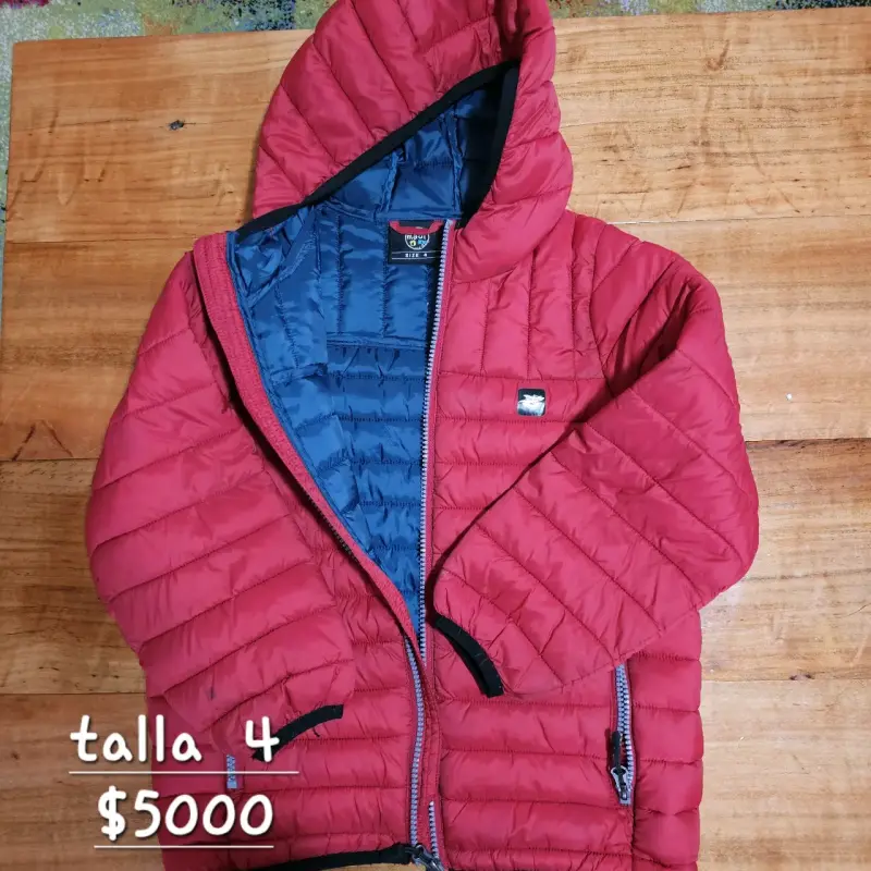 Chaqueta impermeable azul talla 5-6 nueva - 3