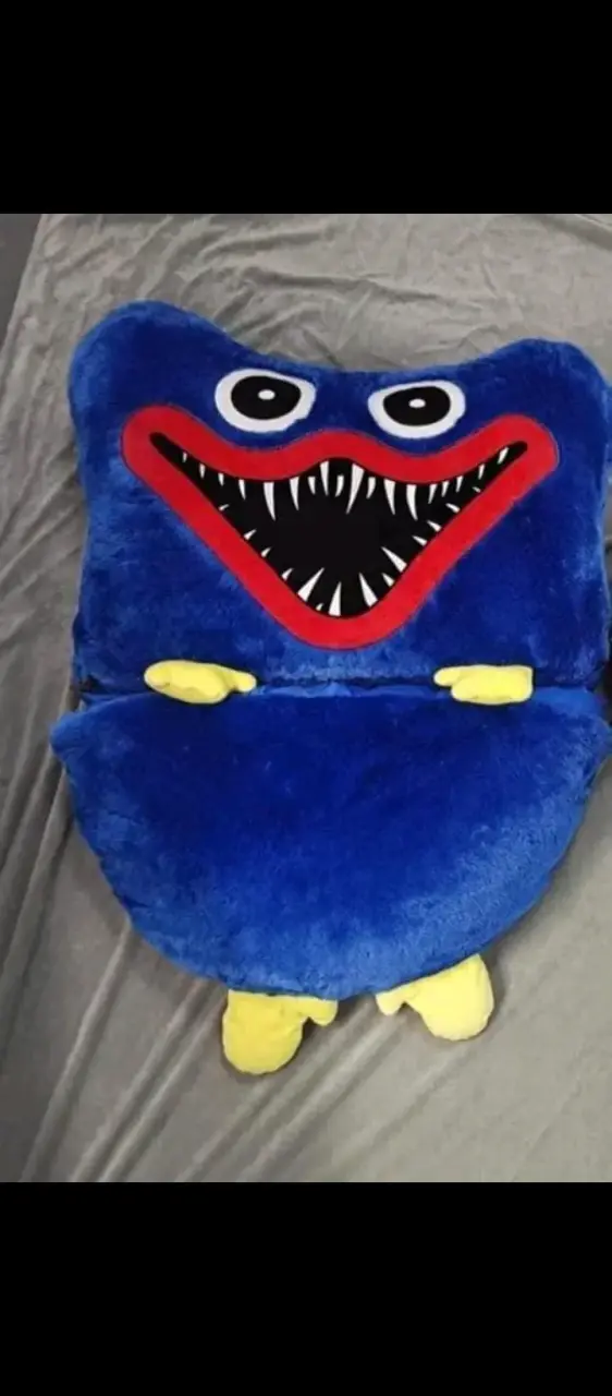 Saco de Dormir Infantil Huggy Wuggy Azul - 1