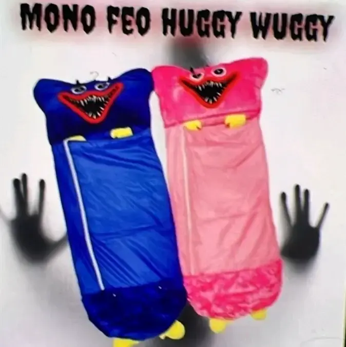 Saco de Dormir Infantil Huggy Wuggy Azul - 2