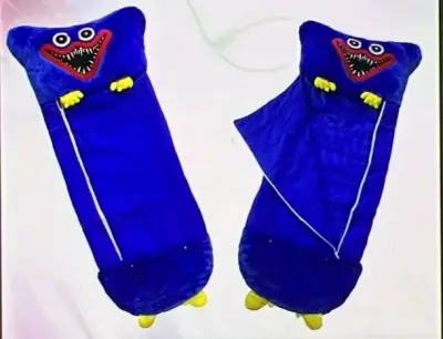 Saco de Dormir Infantil Huggy Wuggy Azul - miniatura 3