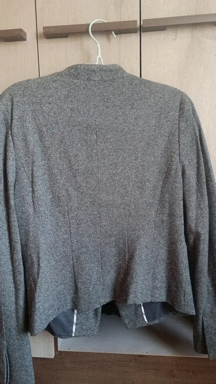 Blazer gris para mujer Loft talla 6 - 3