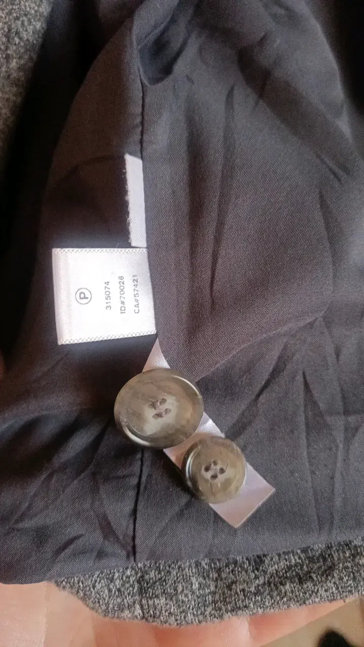 Blazer gris para mujer Loft talla 6 - 5