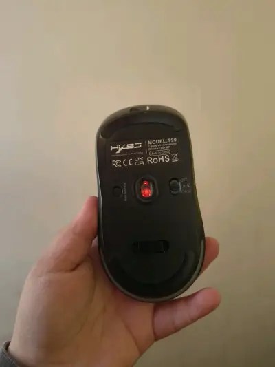 Mouse inalámbrico gamer HXSJ T90 con diseño ergonómico - miniatura 4