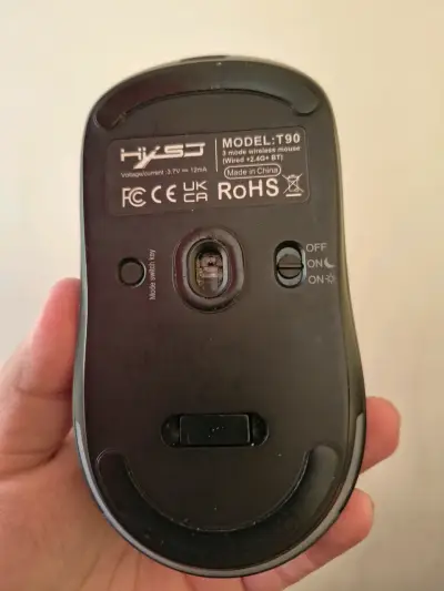 Mouse inalámbrico gamer HXSJ T90 con diseño ergonómico - miniatura 5