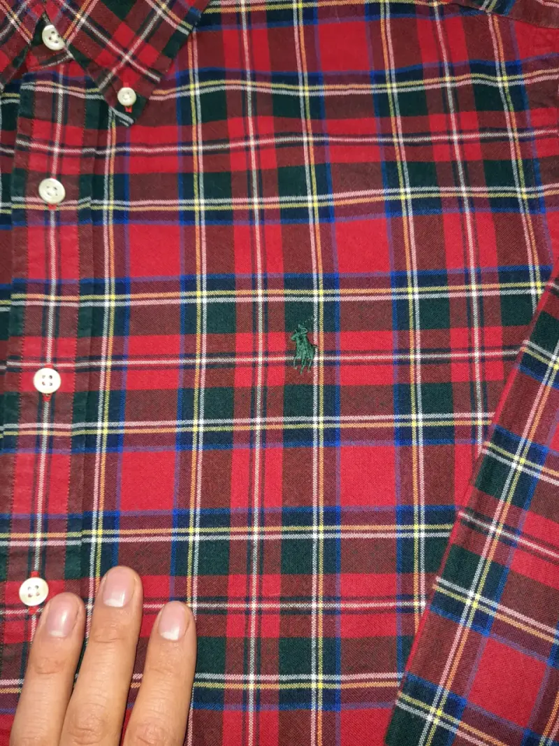 Camisa de cuadros Ralph Lauren roja - 5