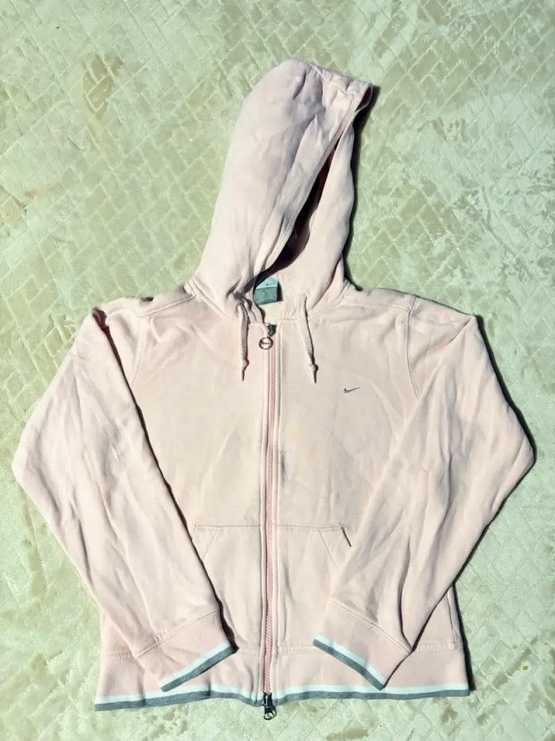 Polerón con capucha Nike rosa para mujer - 1