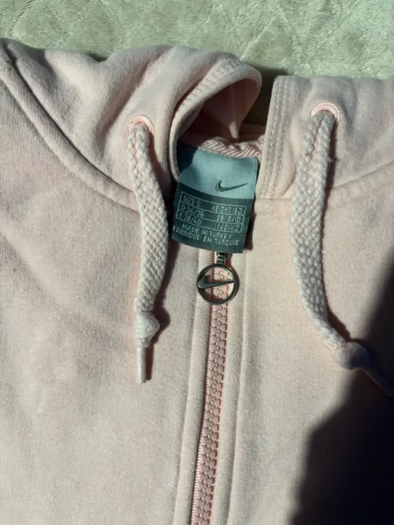 Polerón con capucha Nike rosa para mujer - 3