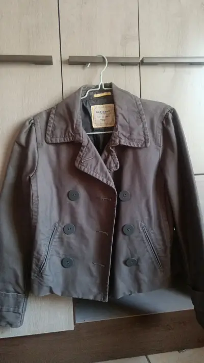 Chaqueta gris doble botonadura Old Navy - miniatura 1