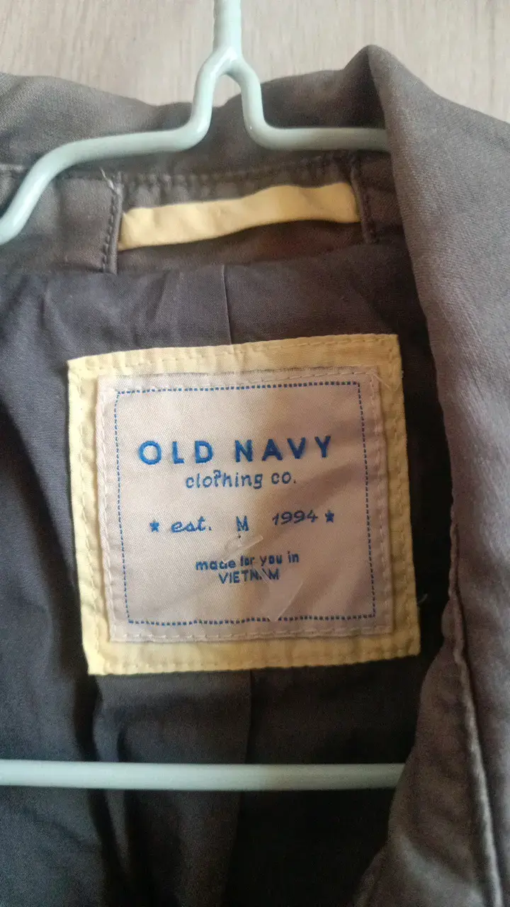 Chaqueta gris doble botonadura Old Navy - 2