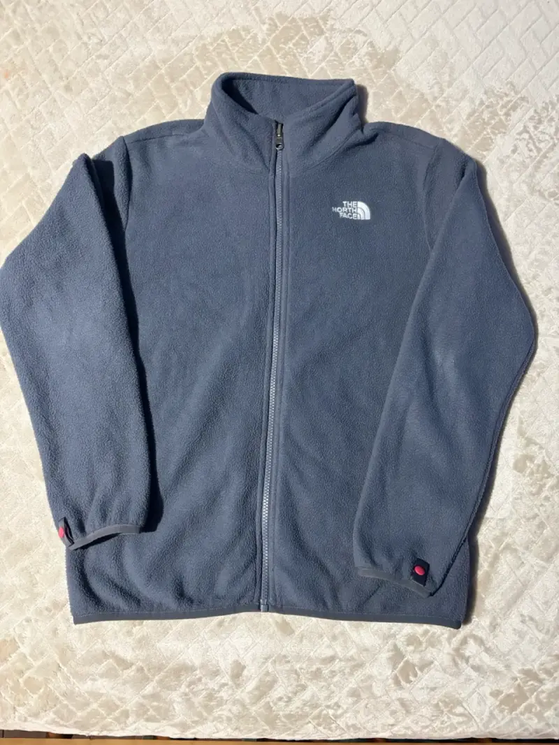 Chaqueta polar gris The North Face para niñas - 1