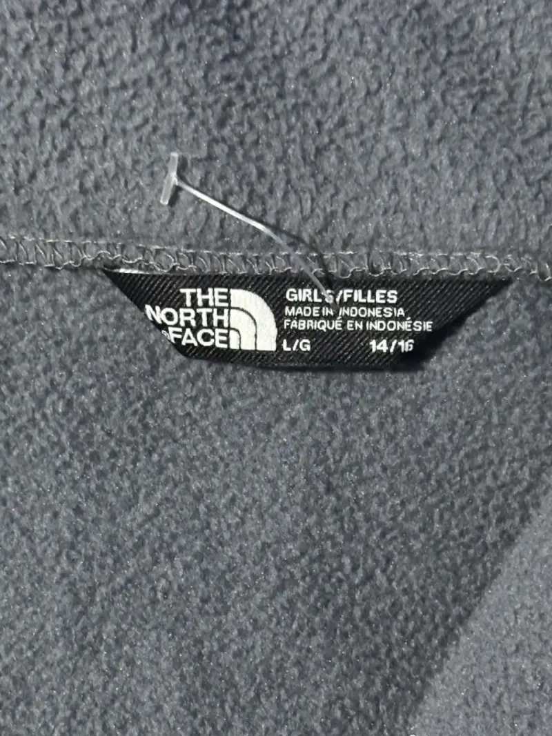 Chaqueta polar gris The North Face para niñas - 3