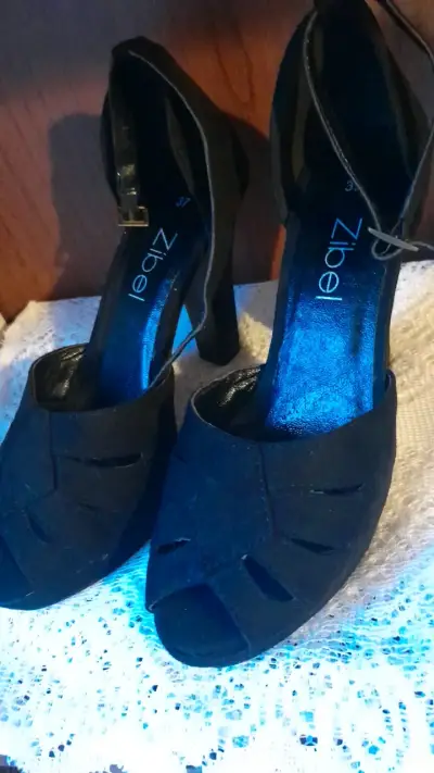 Zapatos de tacón negro Zibel talla 37 - miniatura 1
